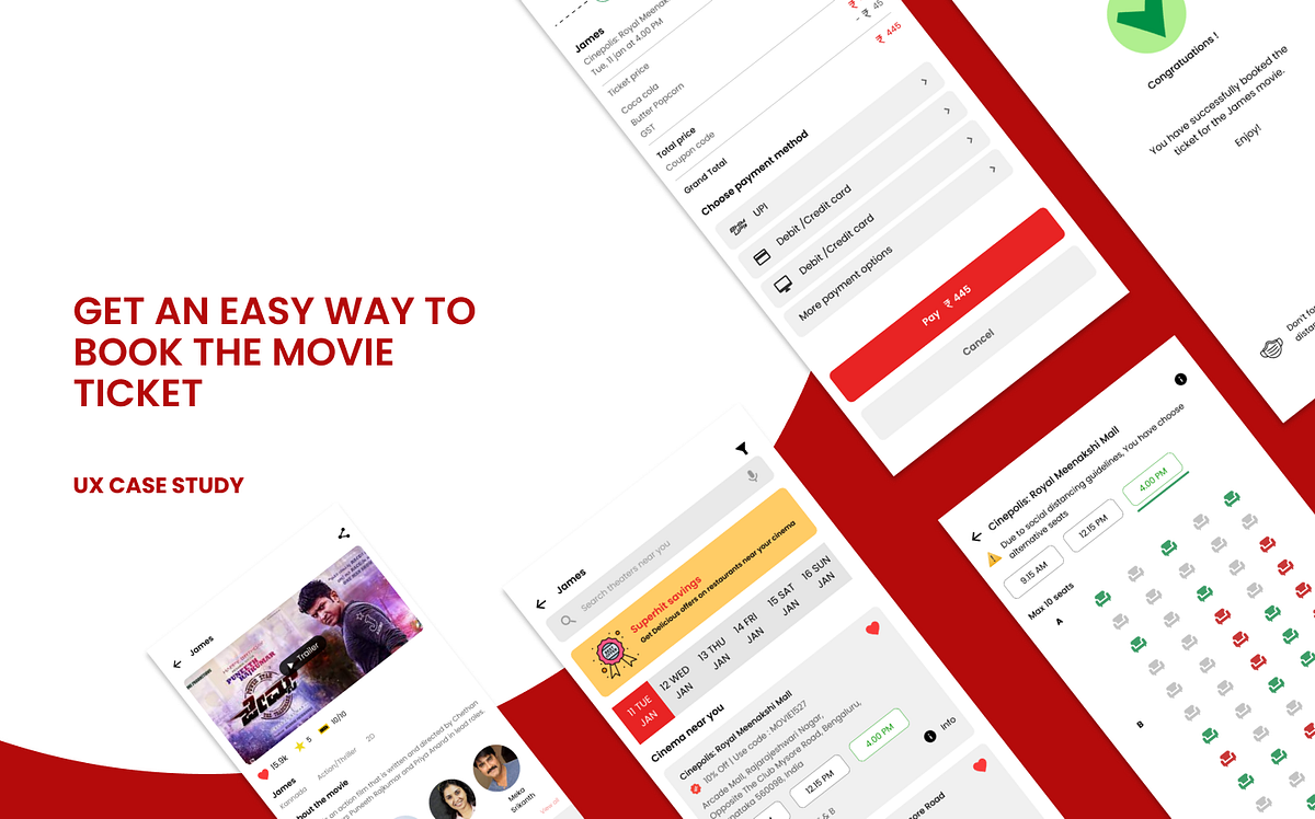 UX/UI Case study : Movie Time. Project Overview : Movie time is the ...