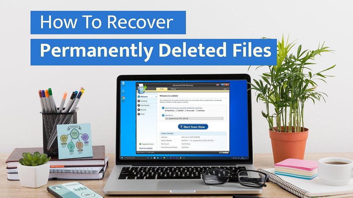 Recovering permanently outlet deleted files