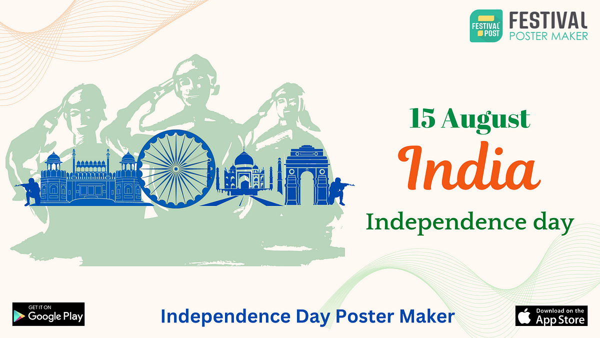 Independence Day Poster - 15 August Poster Maker for 76th Independence ...