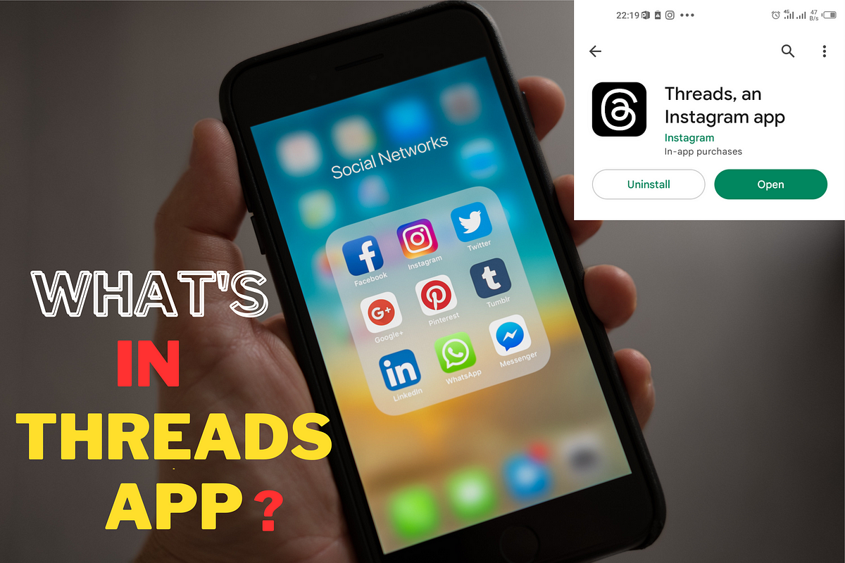 What are the key features of instagram threads app medium