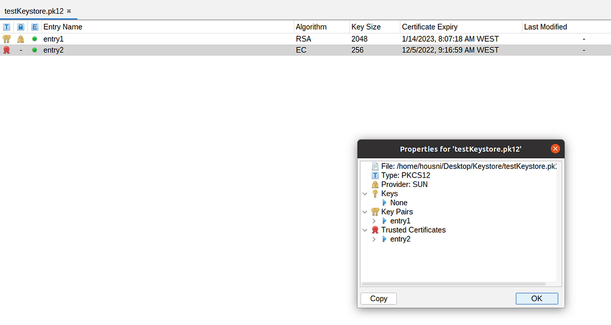Java KeyStore. A Java keystore (JKS) file is a secure… | by Abdellatife ... image.