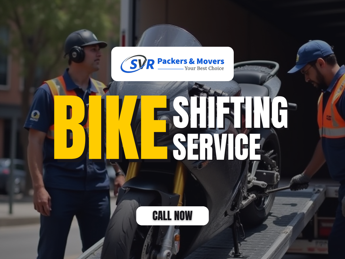 Bike Shifting Service | SVR Packers and Mover in Trichy