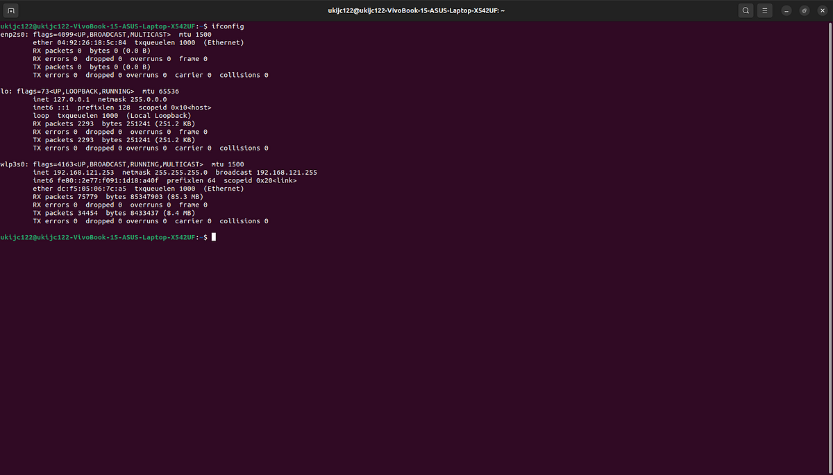 Finding mac address in Ubuntu by using terminal. - Kajan - Medium