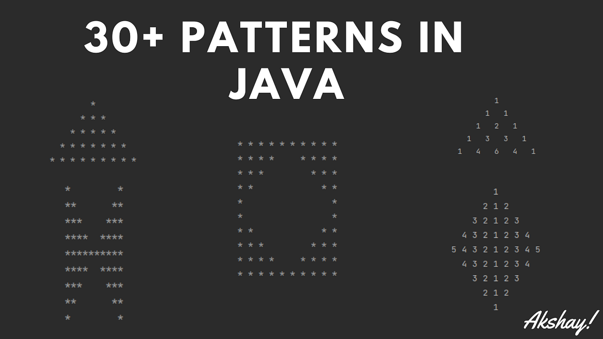 30+ JAVA PATTERNS | Medium
