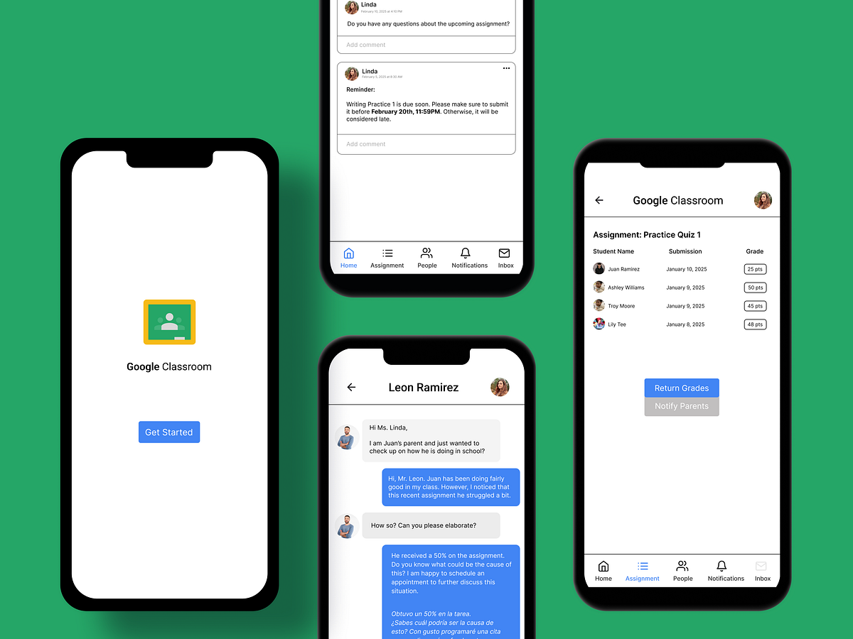 UX/UI Case Study: Google Classroom Redesign | by Tina Nguyen | Medium