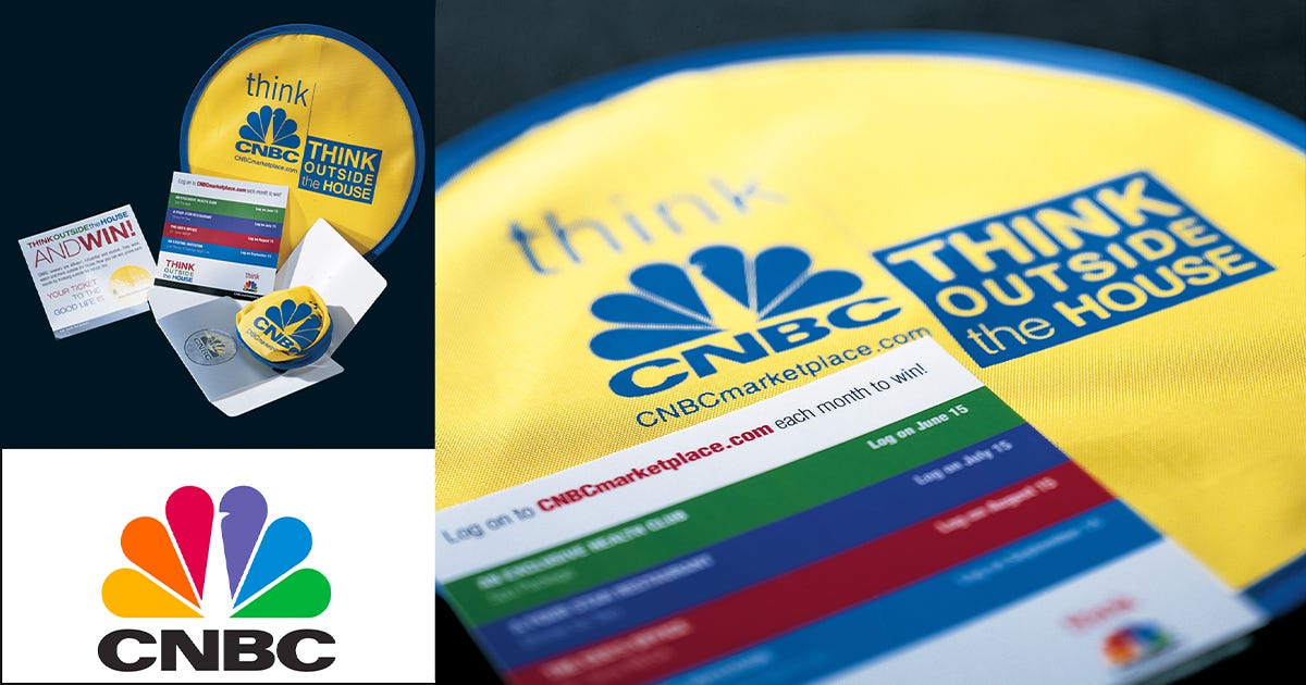 Successful launch of CNBC. Design, Art Direction, Creative Directions: Vazken Kalayjian. Executive Leadership: Mike Mohamad, Charles Blake, Elaine Zeitsoff. Department: NBC Network Advertising, On-Air Promotion and Marketing.
