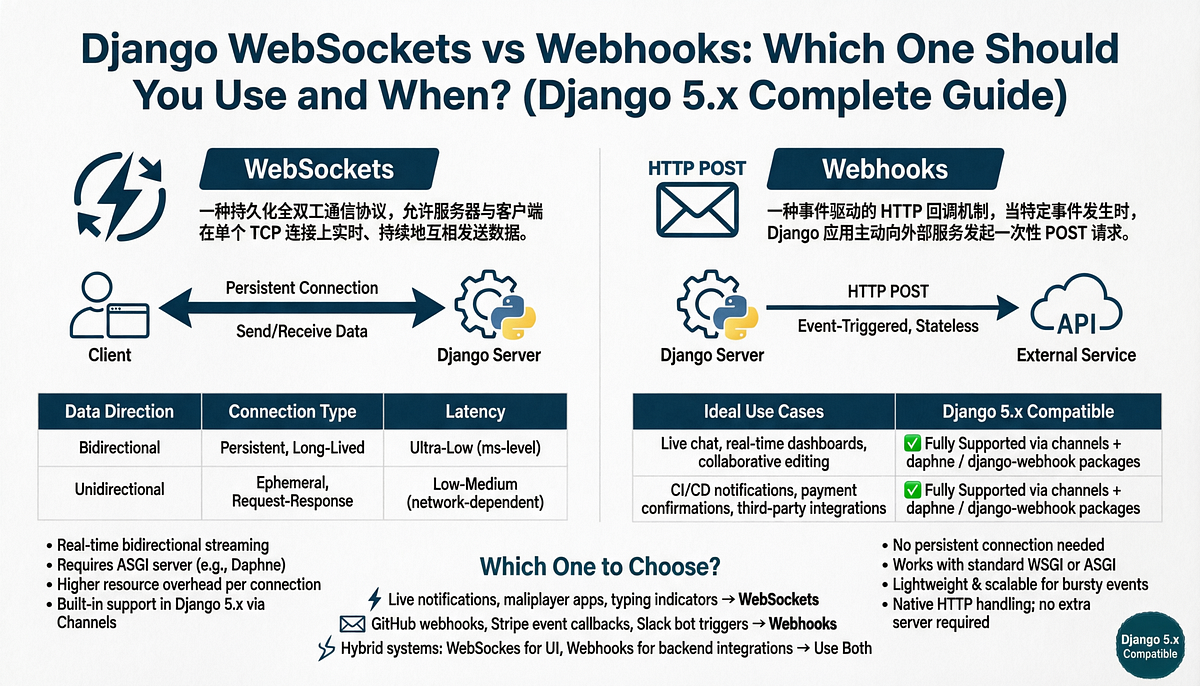 Django WebSockets vs Webhooks: Which One Should You Use and When ...