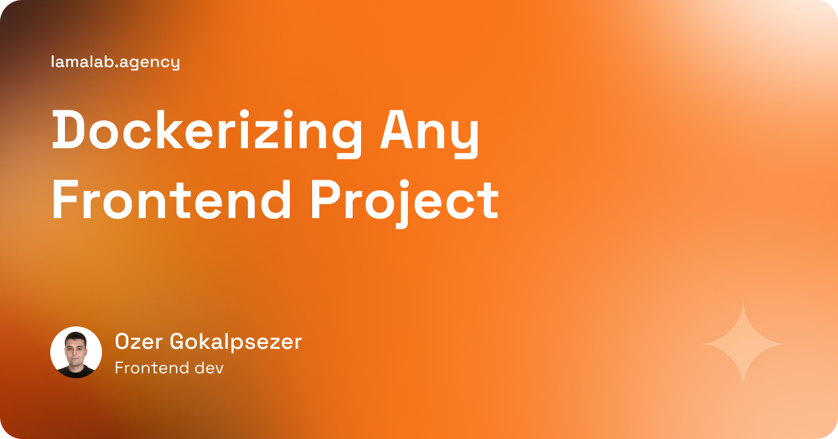 Dockerizing Any Frontend Project. I’ve been having trouble with Docker ...