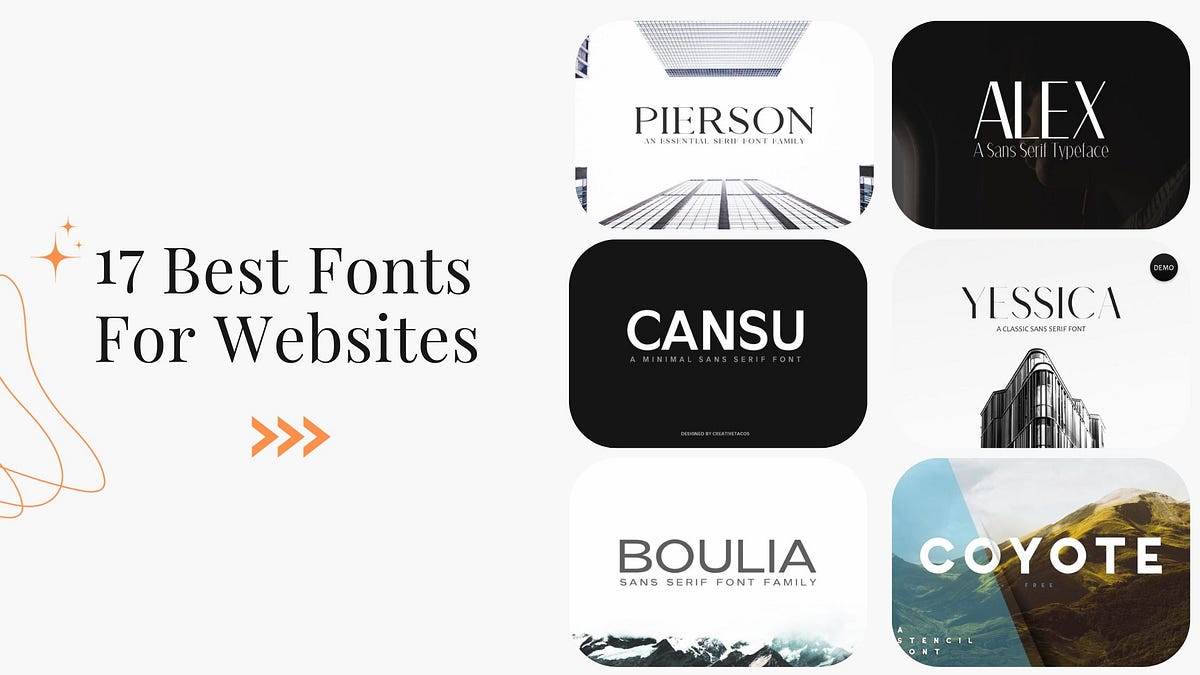 17 Best Fonts For Websites For 2024 Font Flash