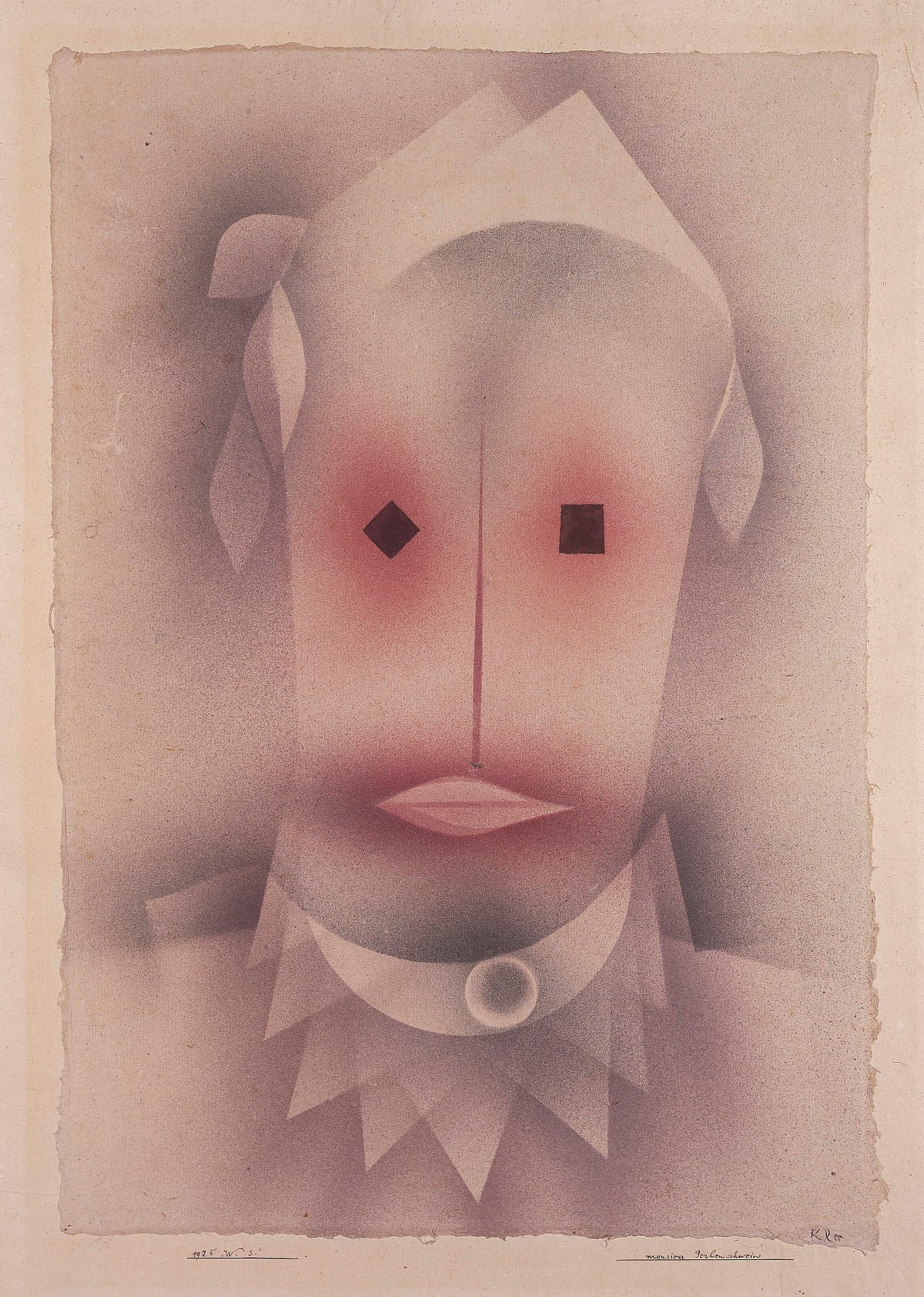 Paul Klee、Fenster、希少な画集より、新品額装付