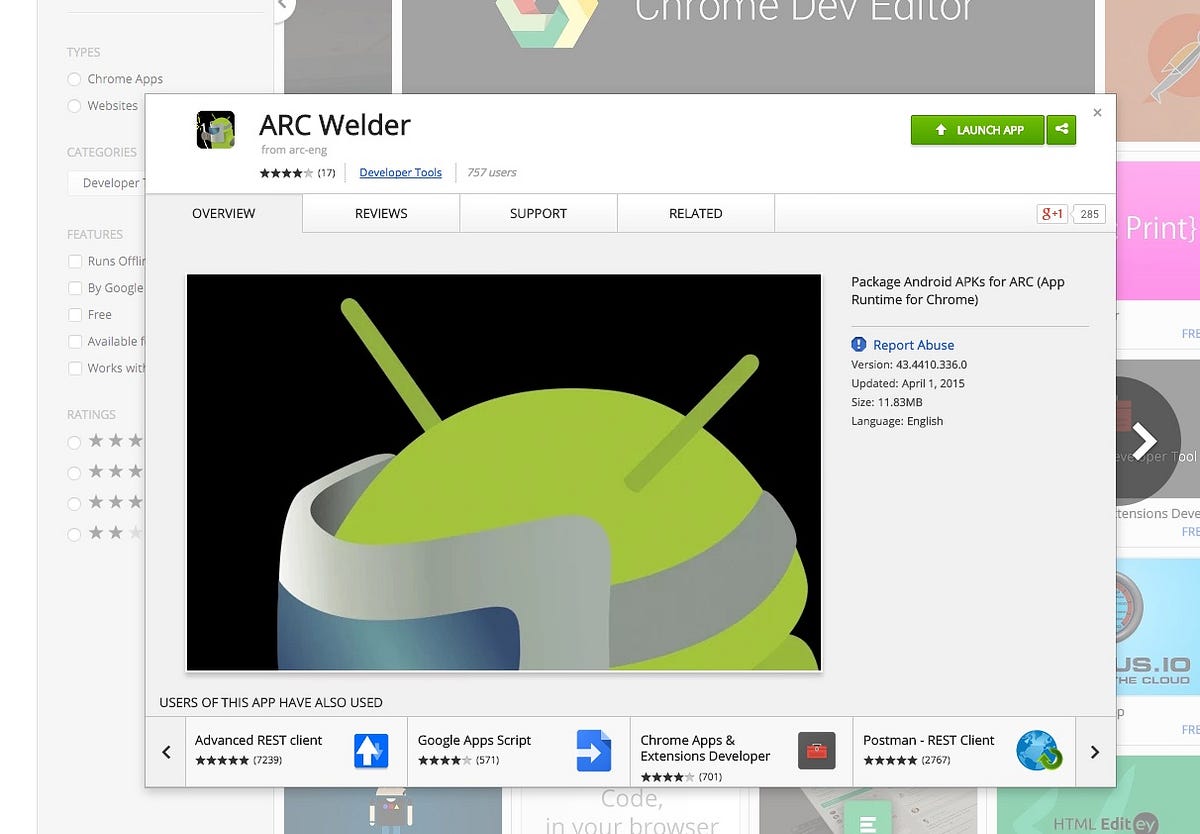 Run Android Apps in Chrome. The App Runtime for Chrome (ARC) is a… by Sean Dixon Medium