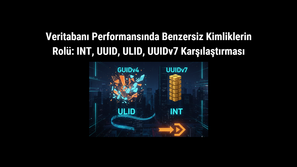 Veritabanı Performansında Benzersiz Kimliklerin Rolü: INT, UUID, ULID ...