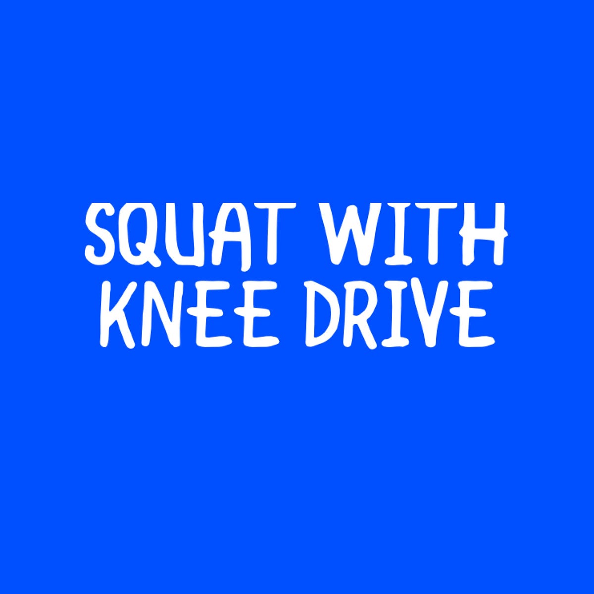 Squats With Knee Drive Has Great Benefits by ENFINITE BALANCE Medium