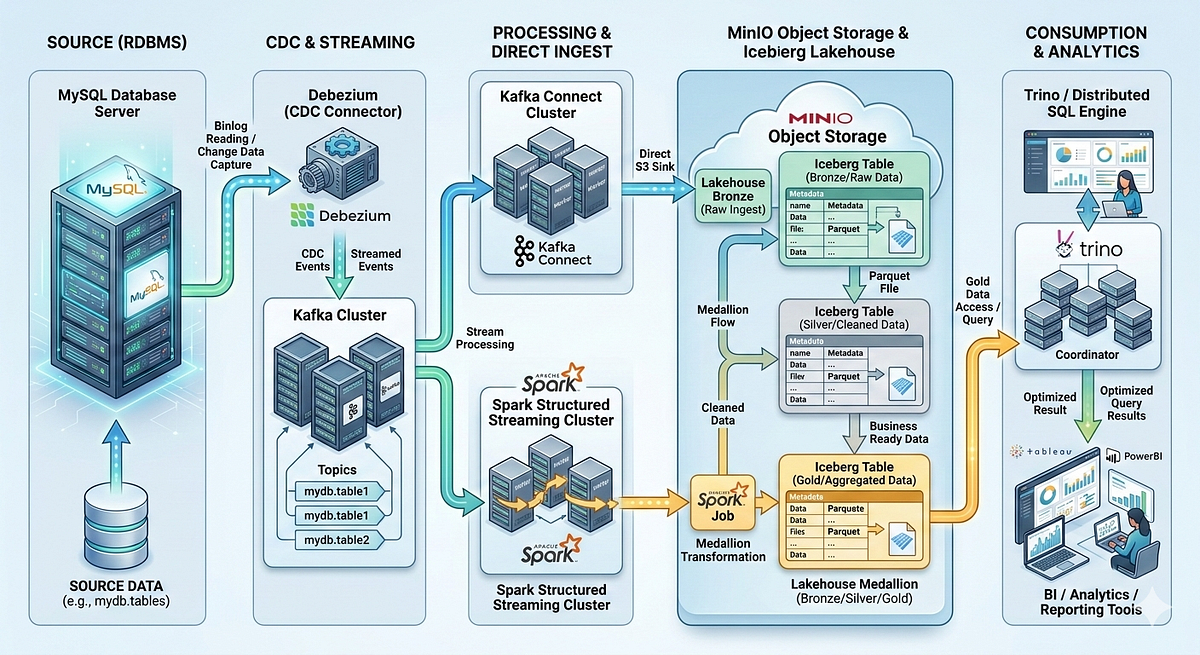 A complete end-to-end guide to building a real-time streaming Medallion ...