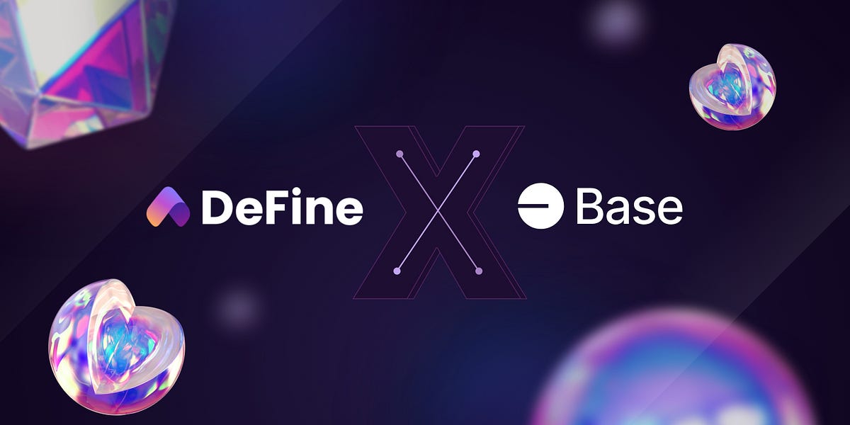 DeFine Expands Its Multi chain Platform With Coinbase s L2 Integration Define expands its multi chain platform with coinbase s l2 integration