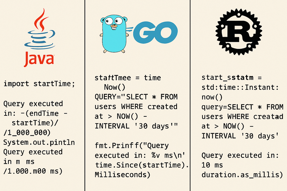 Query Speed Wars: Java vs Go vs Rust in the Ultimate Database Benchmark ...