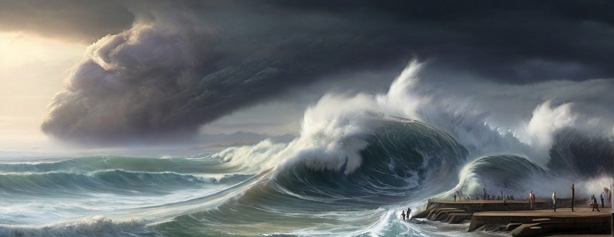 Tsunami in ancient japan