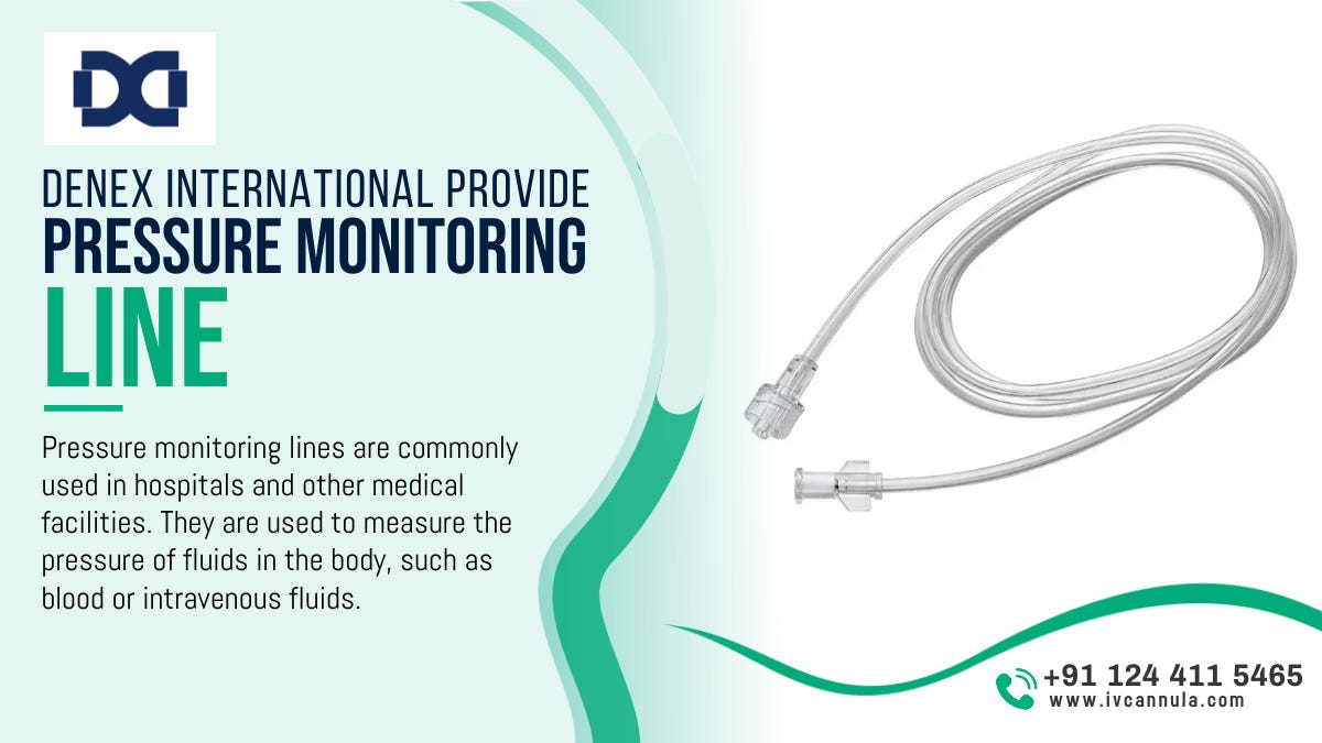 What is A Pressure Monitoring Line, And What Does It Do? by IV Cannula Medium