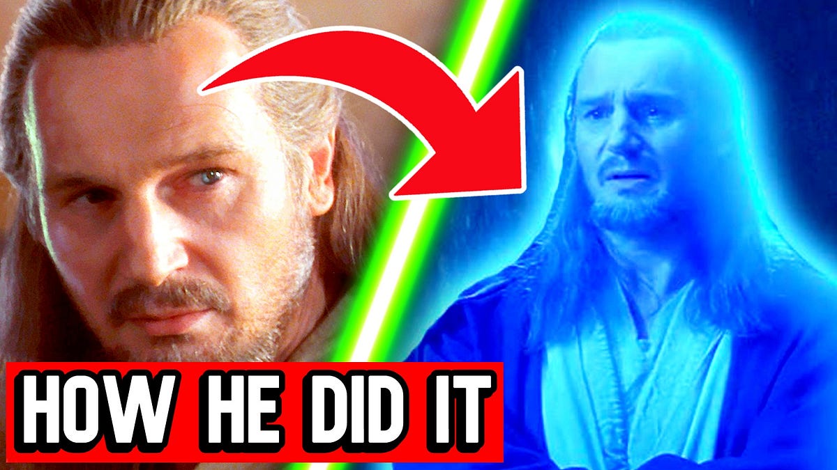 How Qui Gon Jinn Learned To A Force Ghost by Star Wars Insider Medium