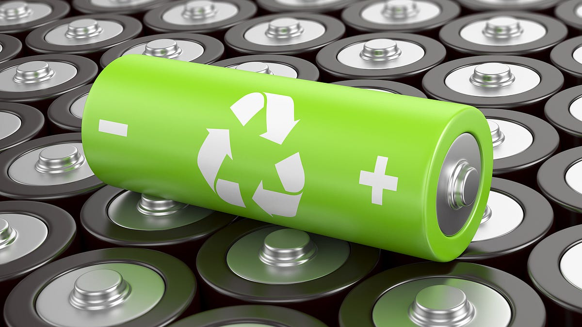 Recycling batteries is an important step in responsible waste
