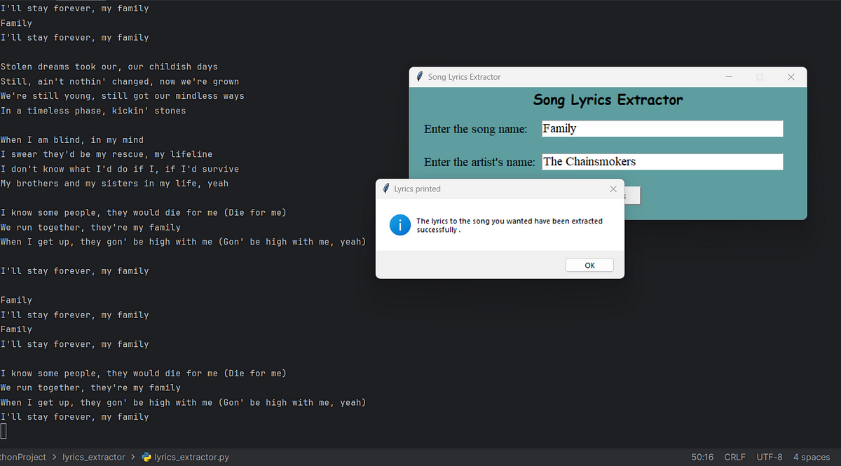 Building a User-Friendly Lyrics Extractor with Python: A Beginner’s ...