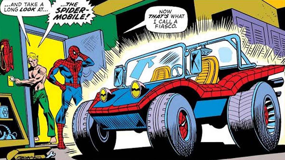 El auto de Spidey. De todos los personajes de cómics de…, by El  Comicbuquero