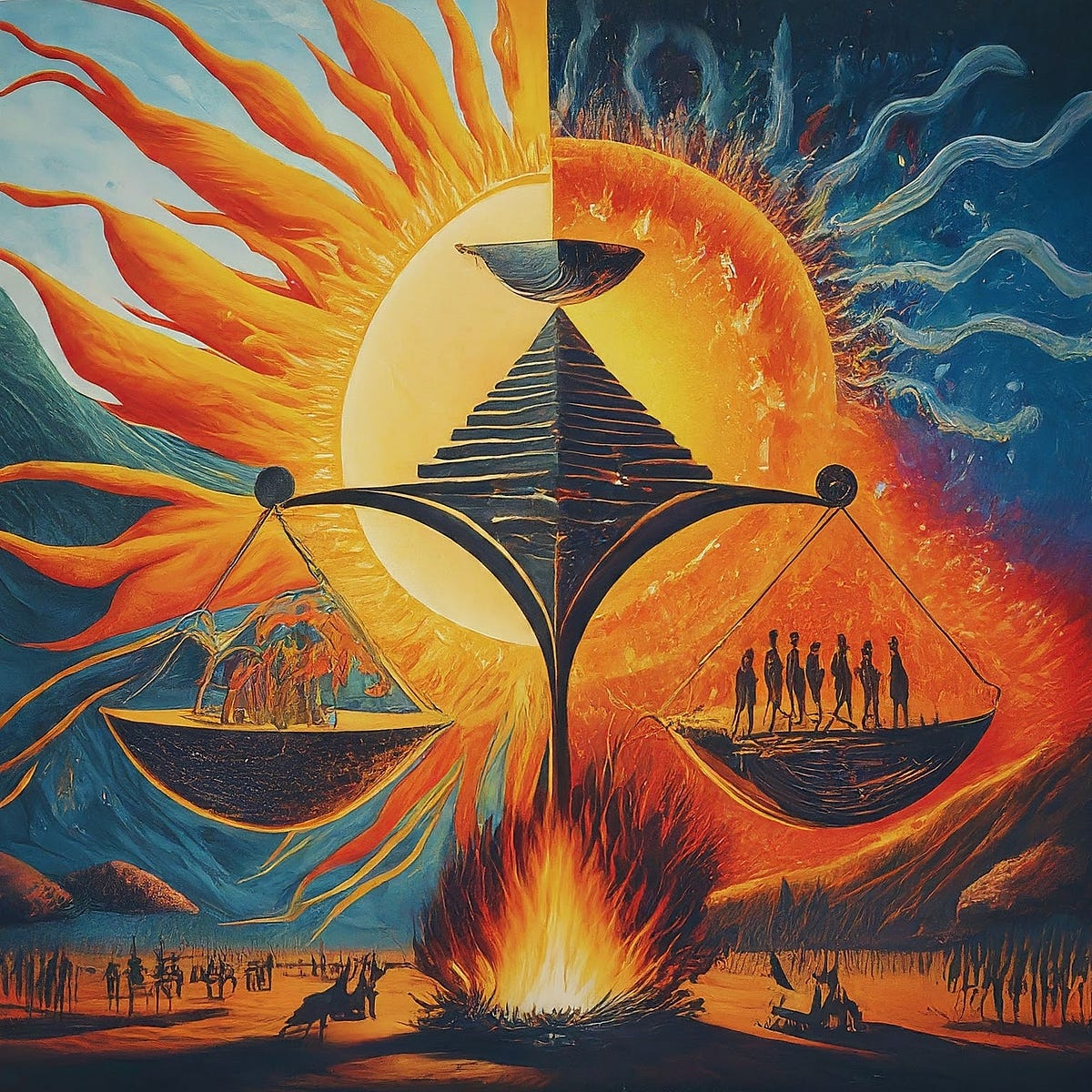 The Enduring Flame of Maat: A Cross-Cultural Exploration  by Chebon 