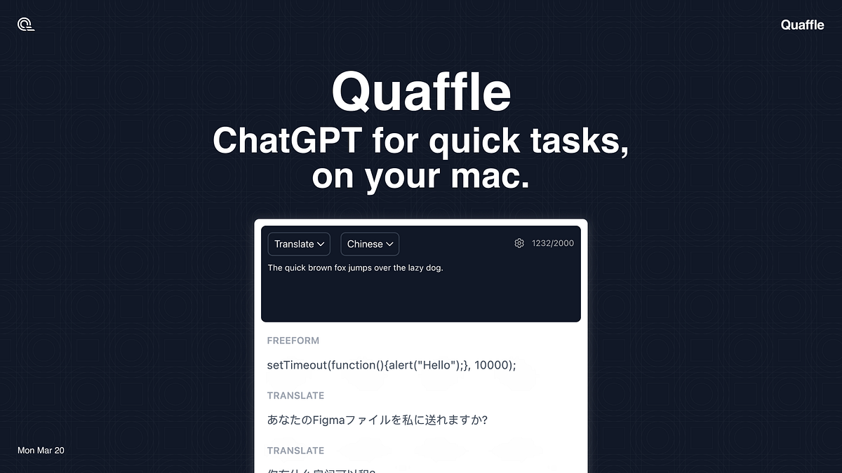 How I build Quaffle app — get started by Ta Apr, 2023 Medium