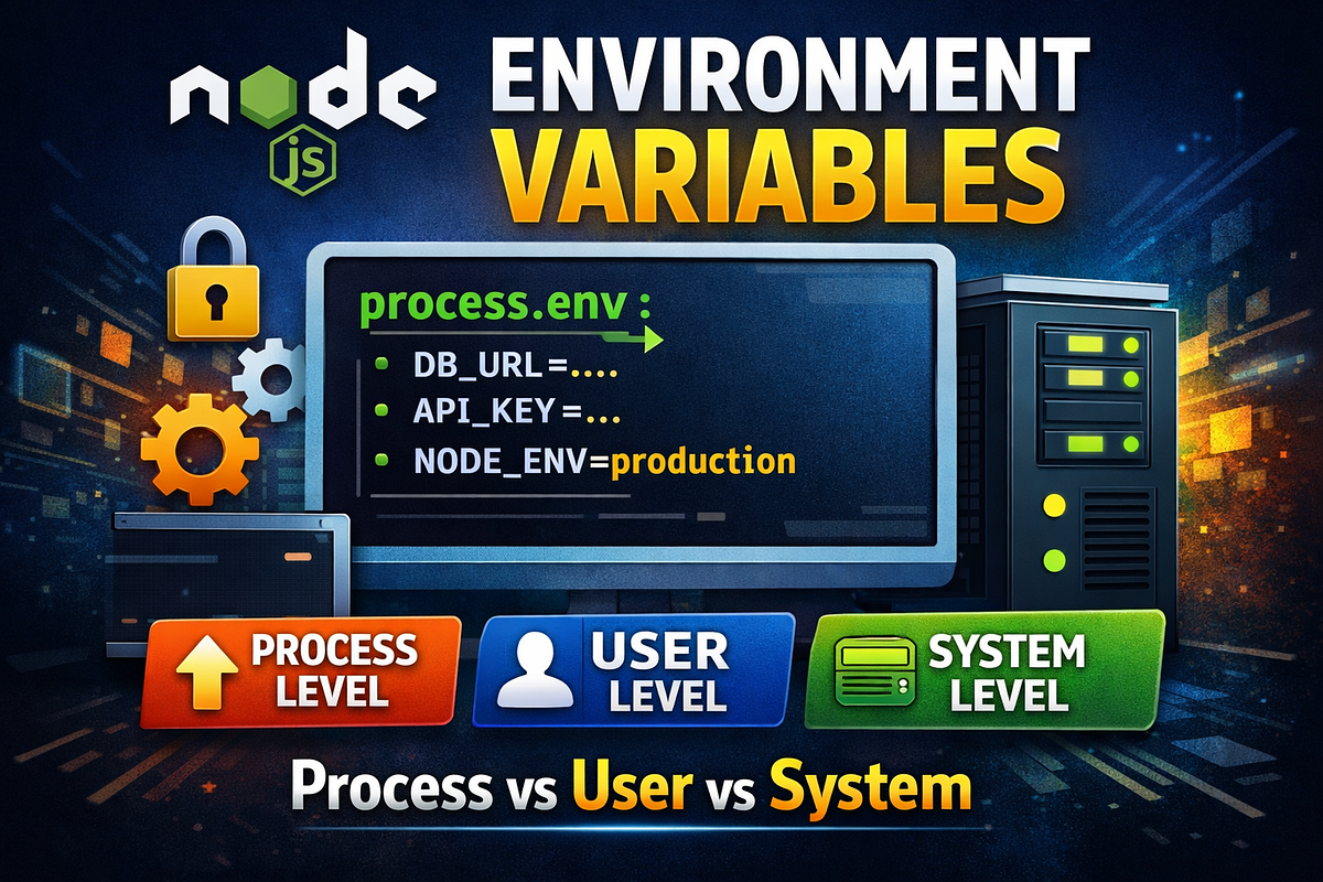 Environment Variables in Node.js Explained (Process, User, System ...