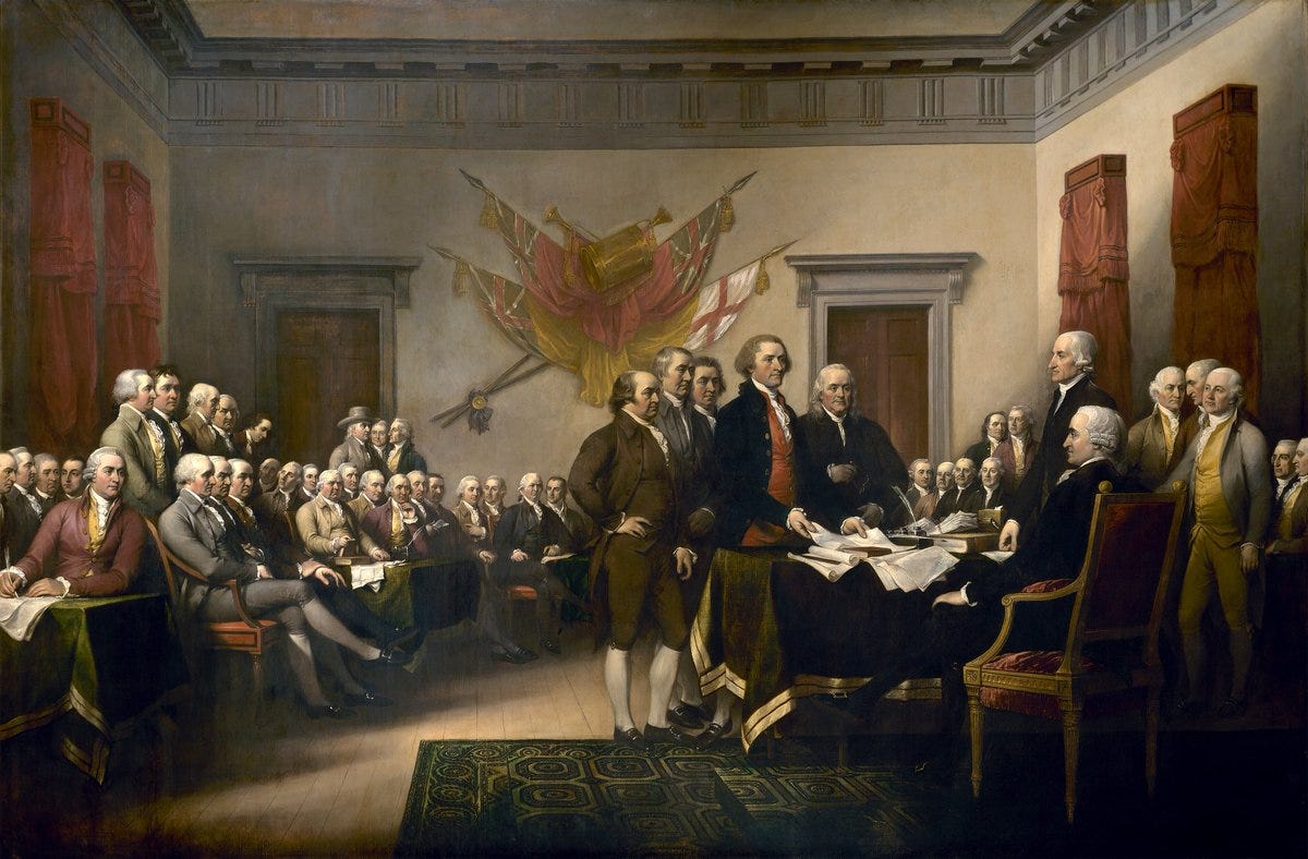 “Declaration of Independence” by John Trumbull
