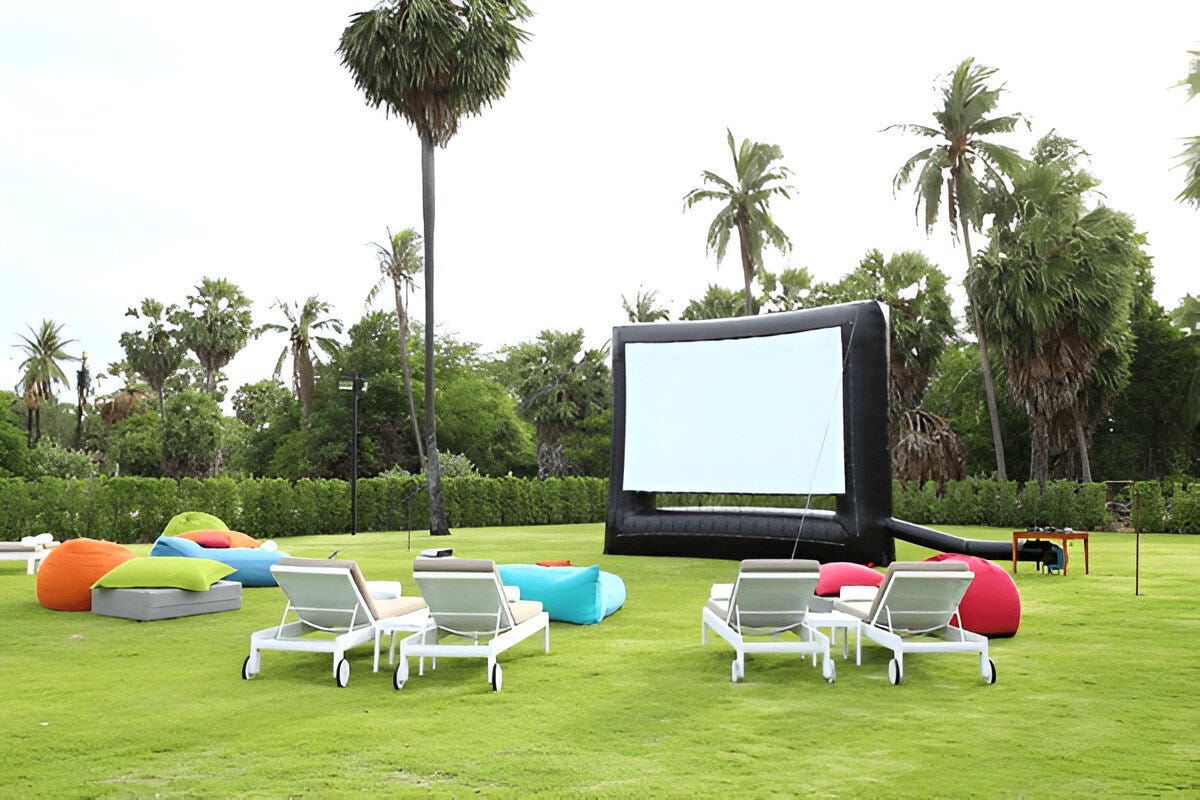 Inflatable Projector Screen Hire for Your Outdoor Movie Night