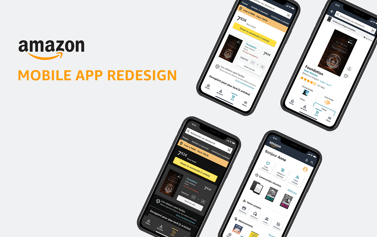 Redesigning the Amazon mobile application UI | by Anne Park | Medium