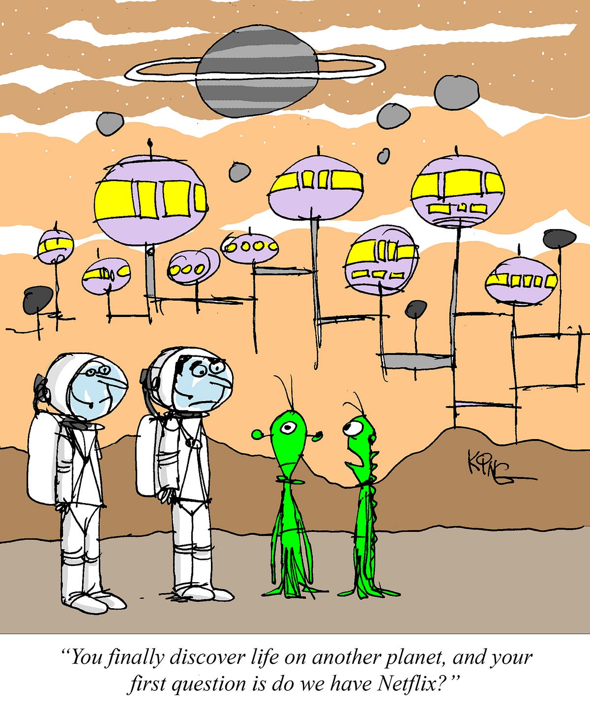 電話の強迫観念の漫画風の外観| Larrylambert | 2025年7月