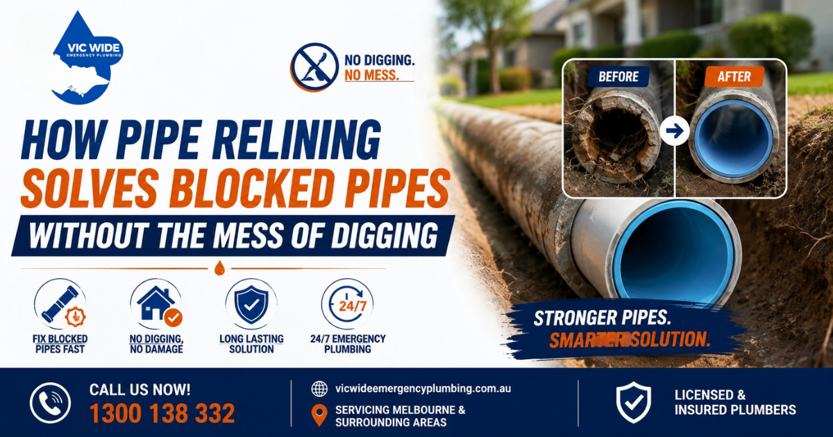 How Pipe Relining Solves Blocked Pipes Without the Mess of Digging