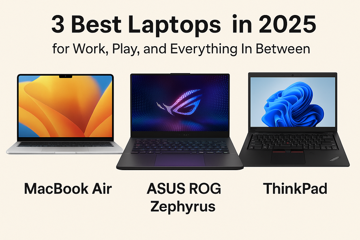 3 Best Laptops in 2025 for Work, Play, and Everything In Between | …