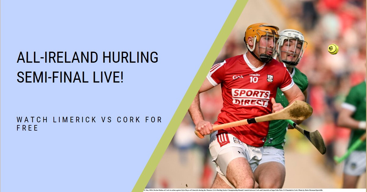 !+>Limerick vs Cork AllIreland SHC semifinal live tv coverage by