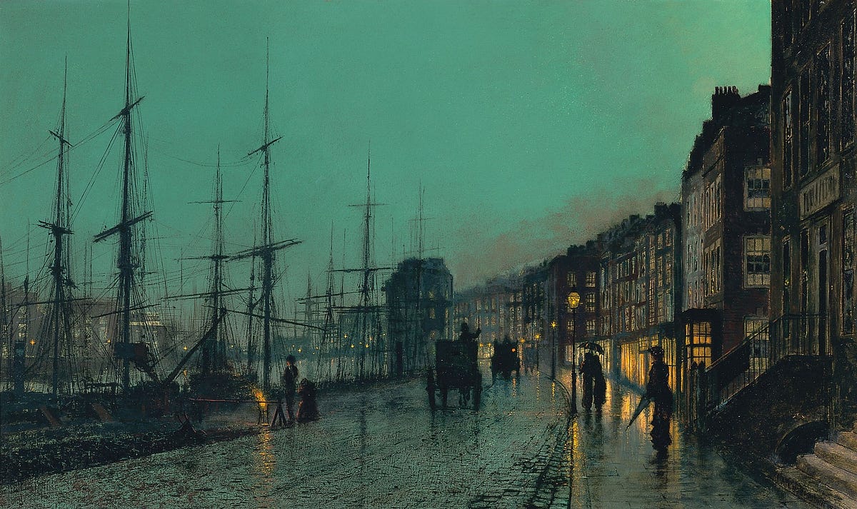 Shipping On The Clyde by John Atkinson Grimshaw | by Nathan Riley