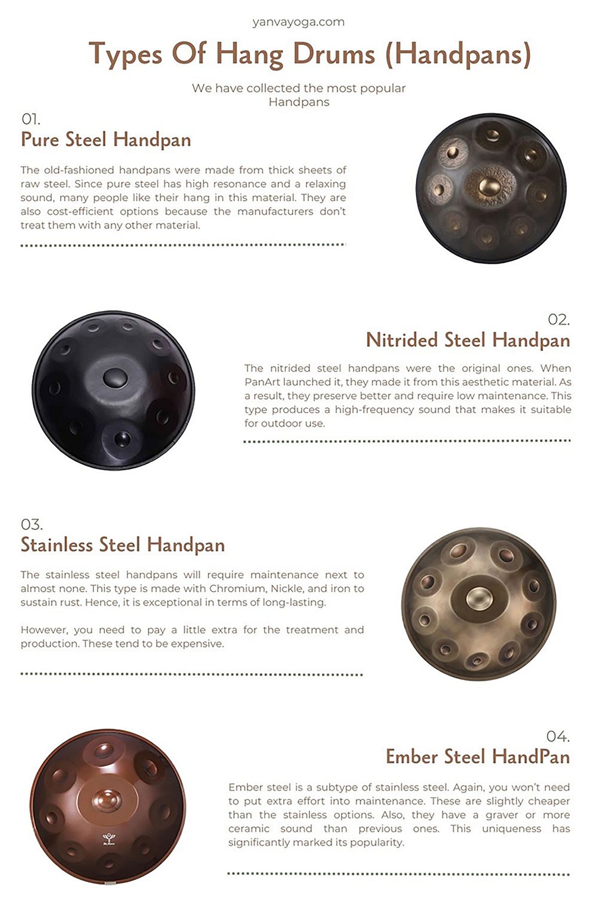 Types of Handpans (HangDrums). Types of Handpans (HangDrums) by
