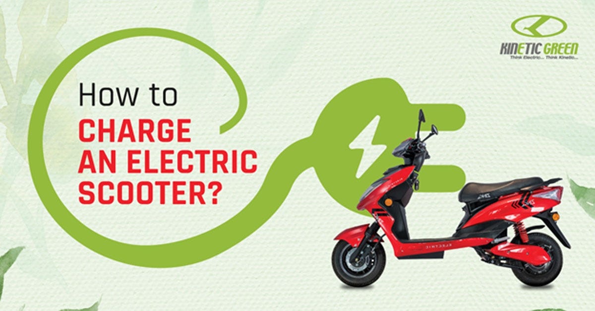 How to Charge an Electric Scooter? Green Medium