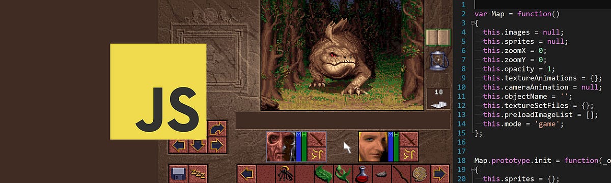 I Tried To Code the Engine of 1993 RPG Game Lands of Lore in JavaScript ...