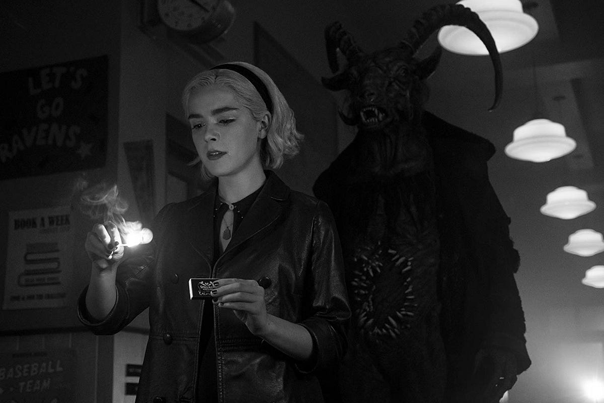 The Tragedy of Sabrina Spellman. Chilling Adventures of Sabrinas hero… |  by Damon Ferrara | Frame Rated | Medium