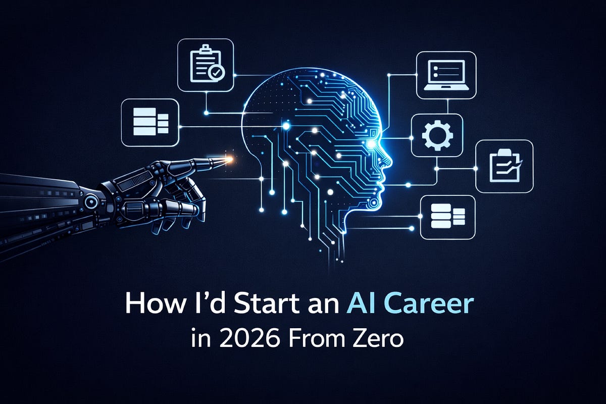 How to Start an AI Career in 2026 From Zero (A Practical 7-Step Plan ...