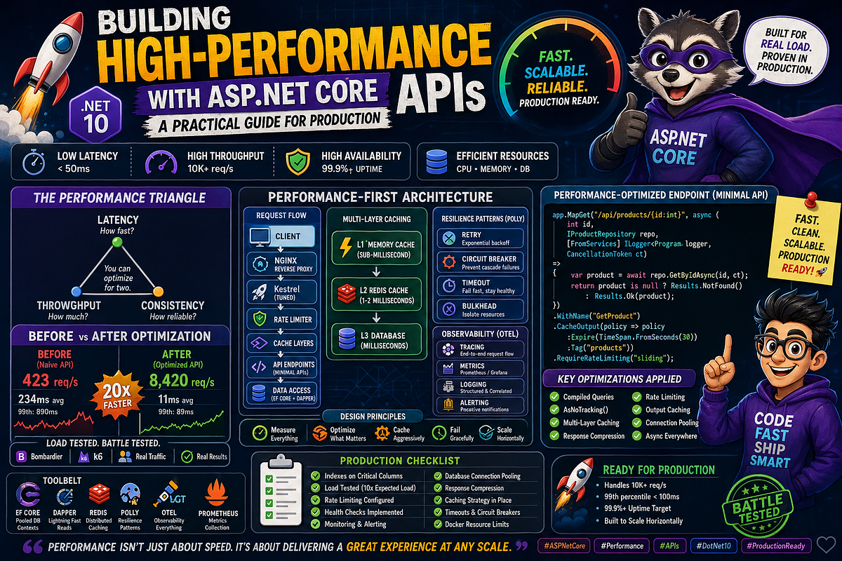 Building High-Performance APIs with ASP.NET Core: A Practical