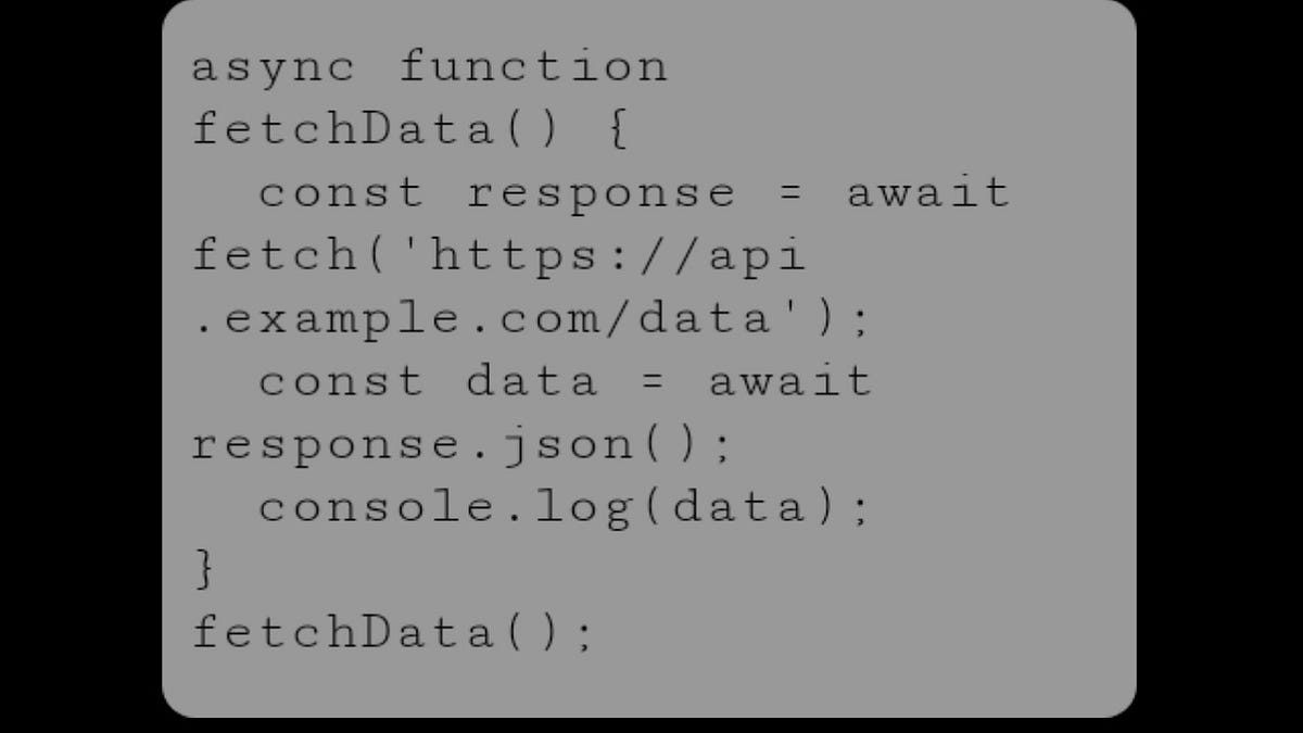 # Mastering Async/Await in JavaScript | by BETE MENGISTU | Aug, 2024 ...