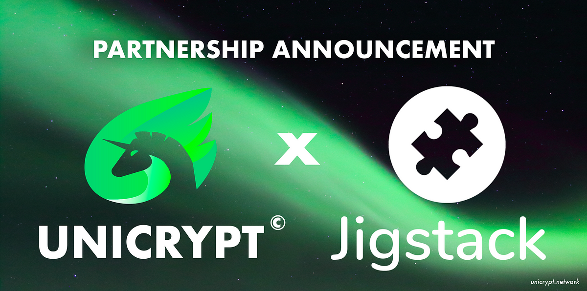 Announcement: UniCrypt And Jigstack | By UNCX Network | Medium