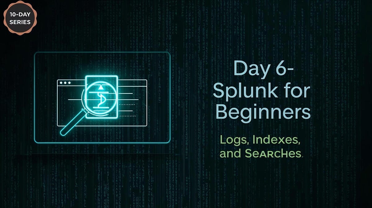 Day 6 — Splunk for Beginners: From Raw Logs to Dashboards | by ...