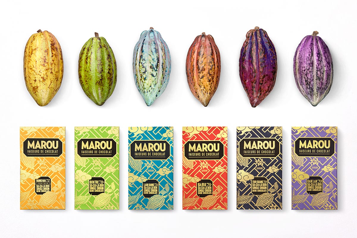 Marou from Vietnam Chocolate package - taste the origin