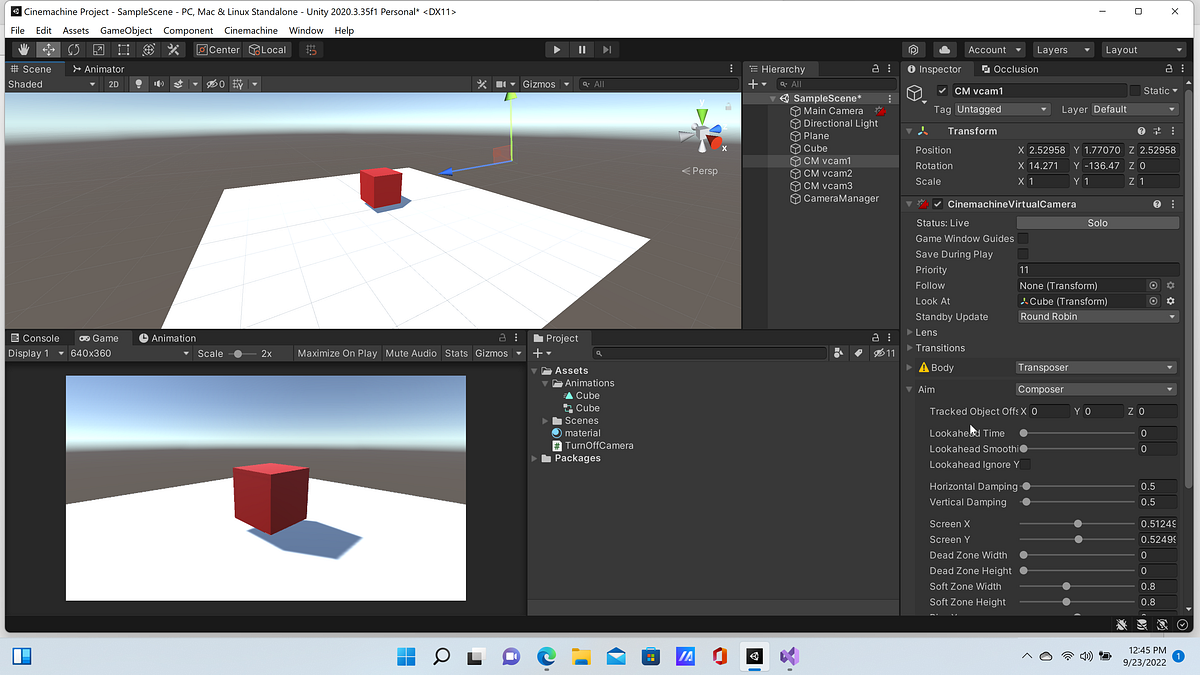 How to Switch Between Cameras in Cinemachine Chad Gutterman Medium