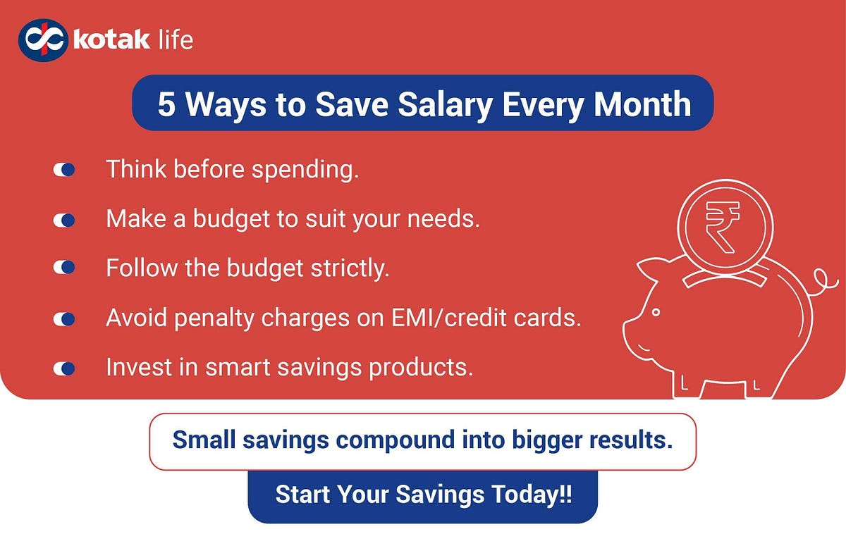 Useful Tips on How to Save Money From Salary - Finance Advisor - Medium