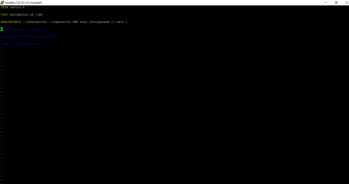 DOCKER HEALTH CHECK USING SHELL SCRIPT AND CRON TAB FOR SCHEDULING THE